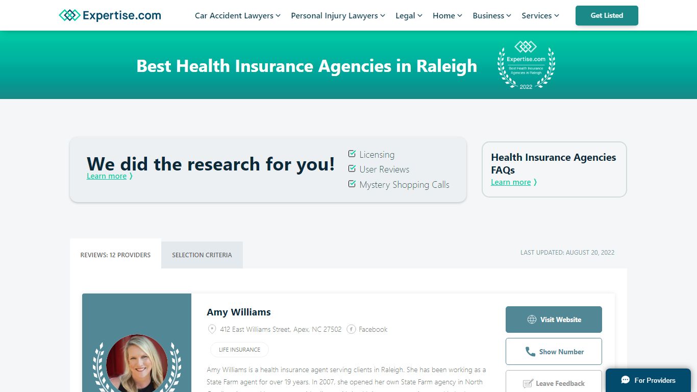 12 Best Raleigh Health Insurance Agencies | Expertise.com